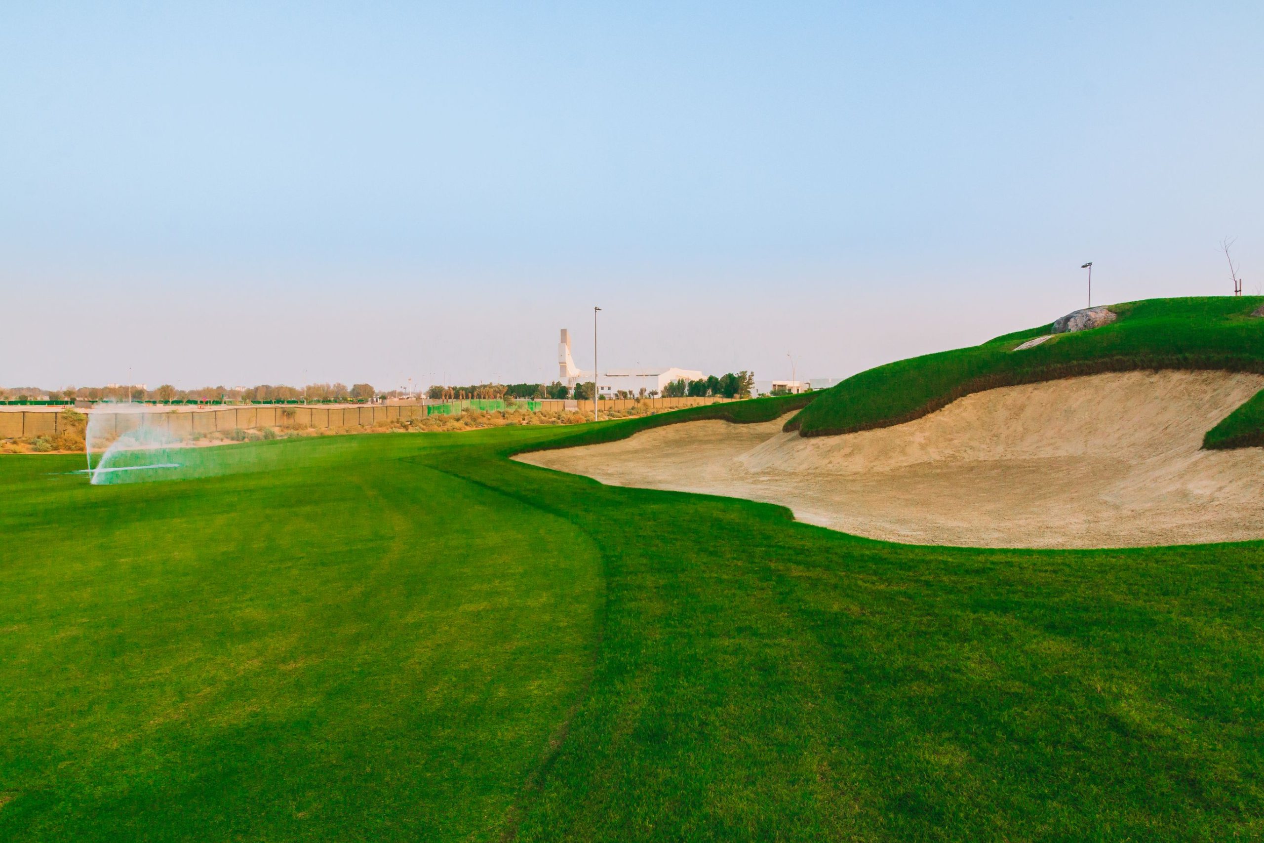 4th fairway bunker