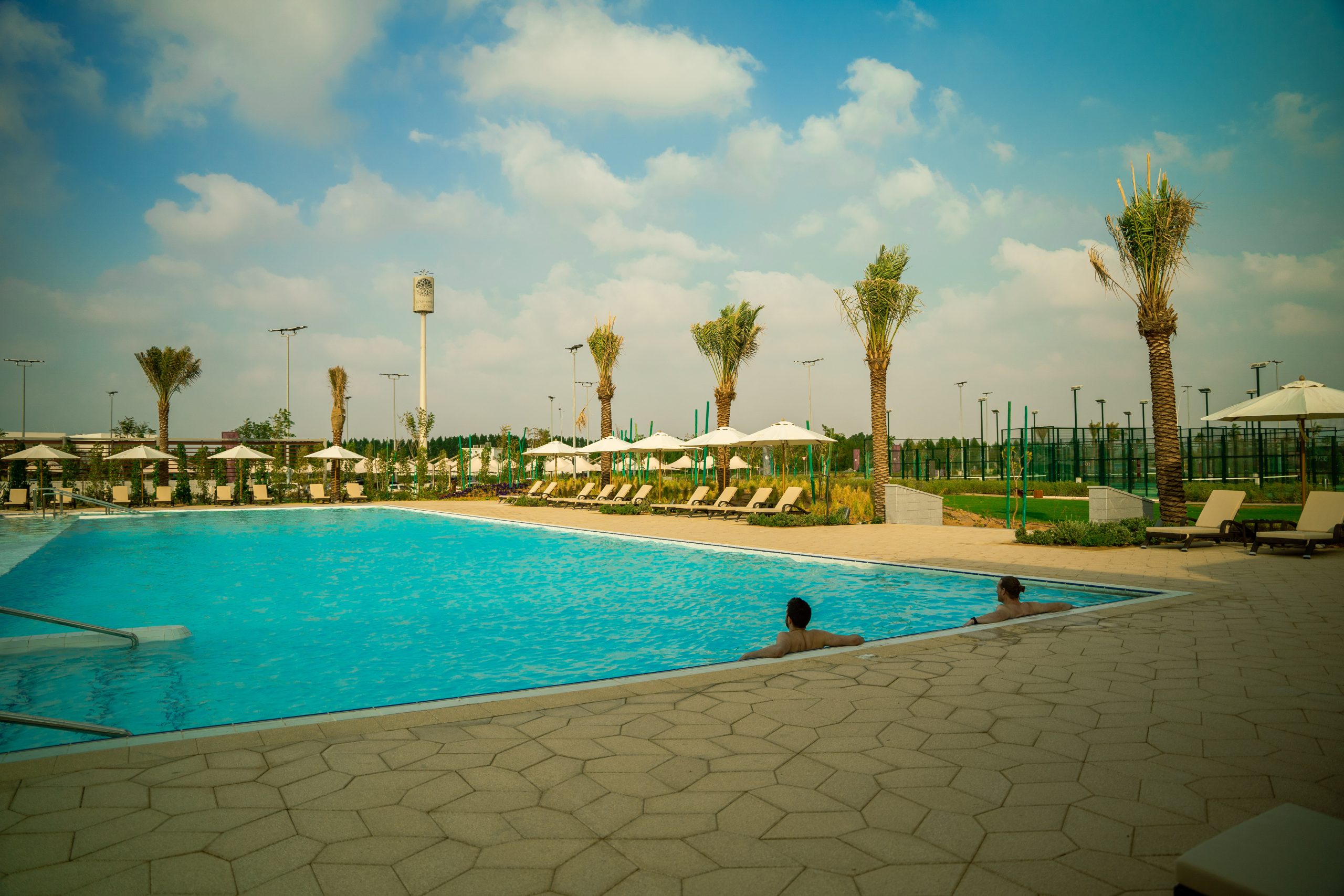Yas Acres swimming pool