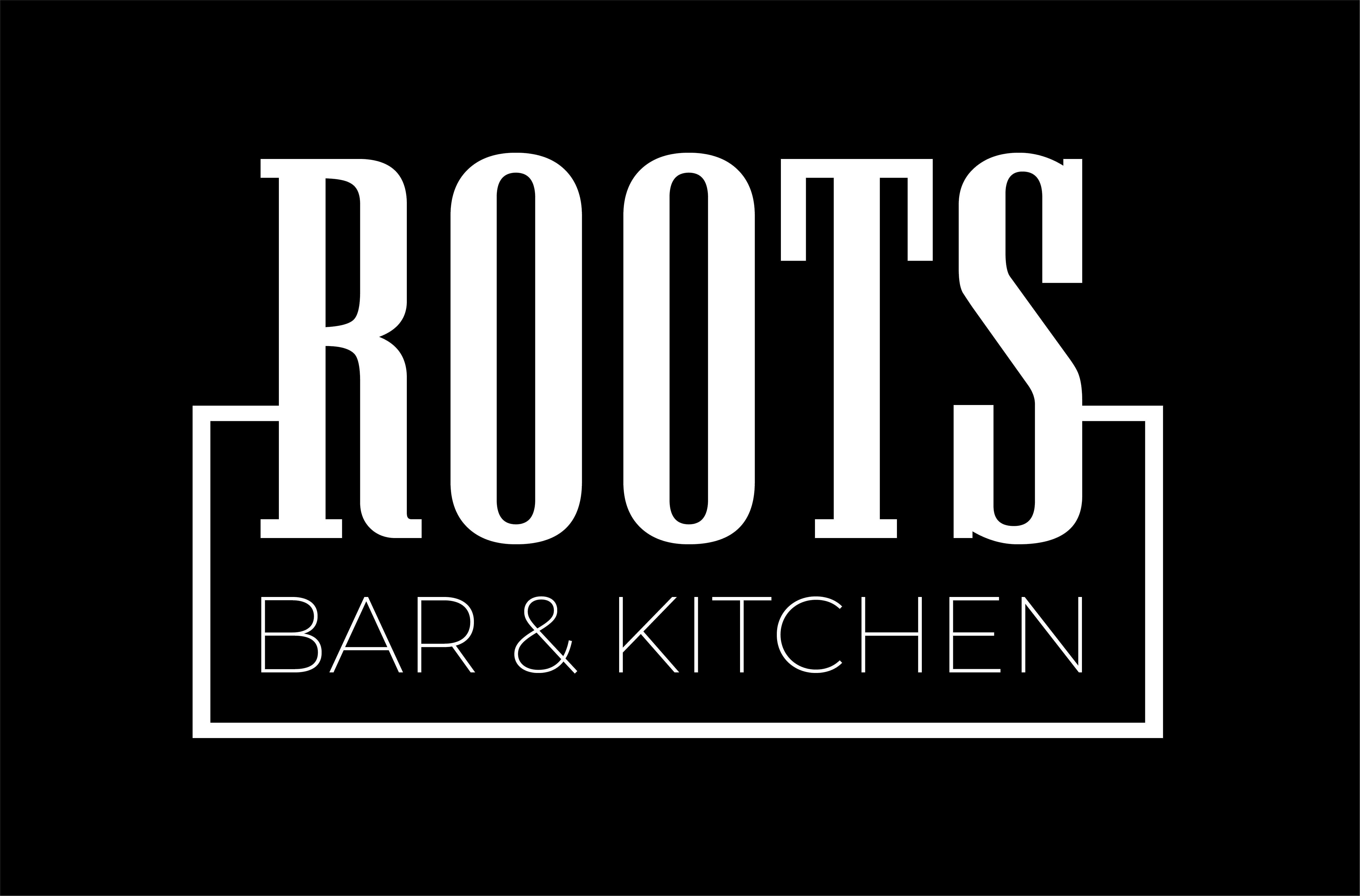 ROOTS BAR & KITCHEN LOGO Roots Bar & Kitchen